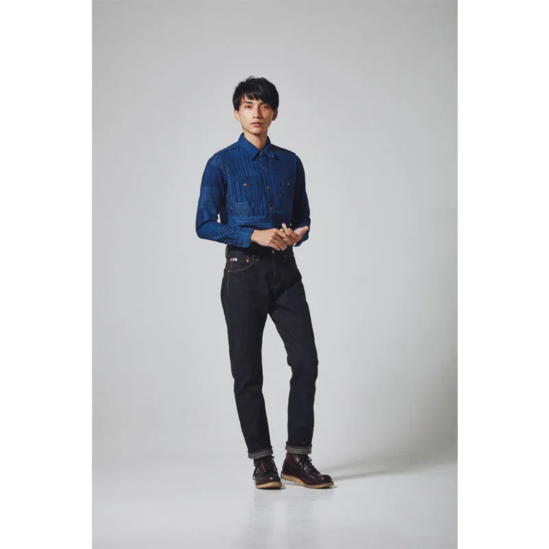 14oz G3 Shuttle Loom High-Rised Tapered Selvedge Jeans