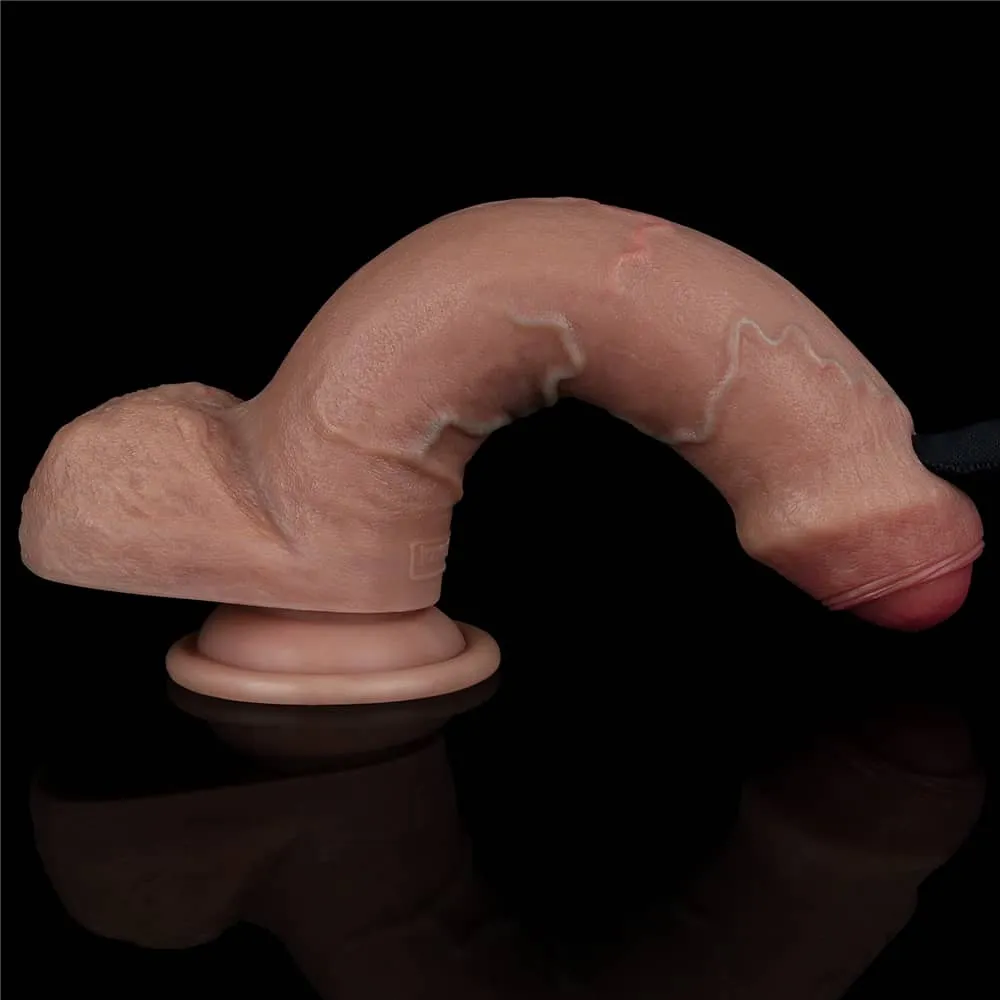 8'' Dual Density Dildo Silicone Cock