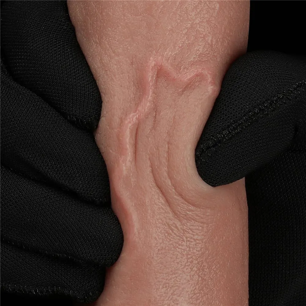 8'' Dual Density Dildo Silicone Cock