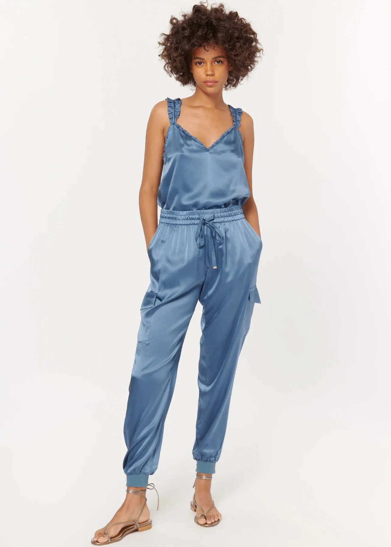 Cami NYC - Elsie Pant in Aegean