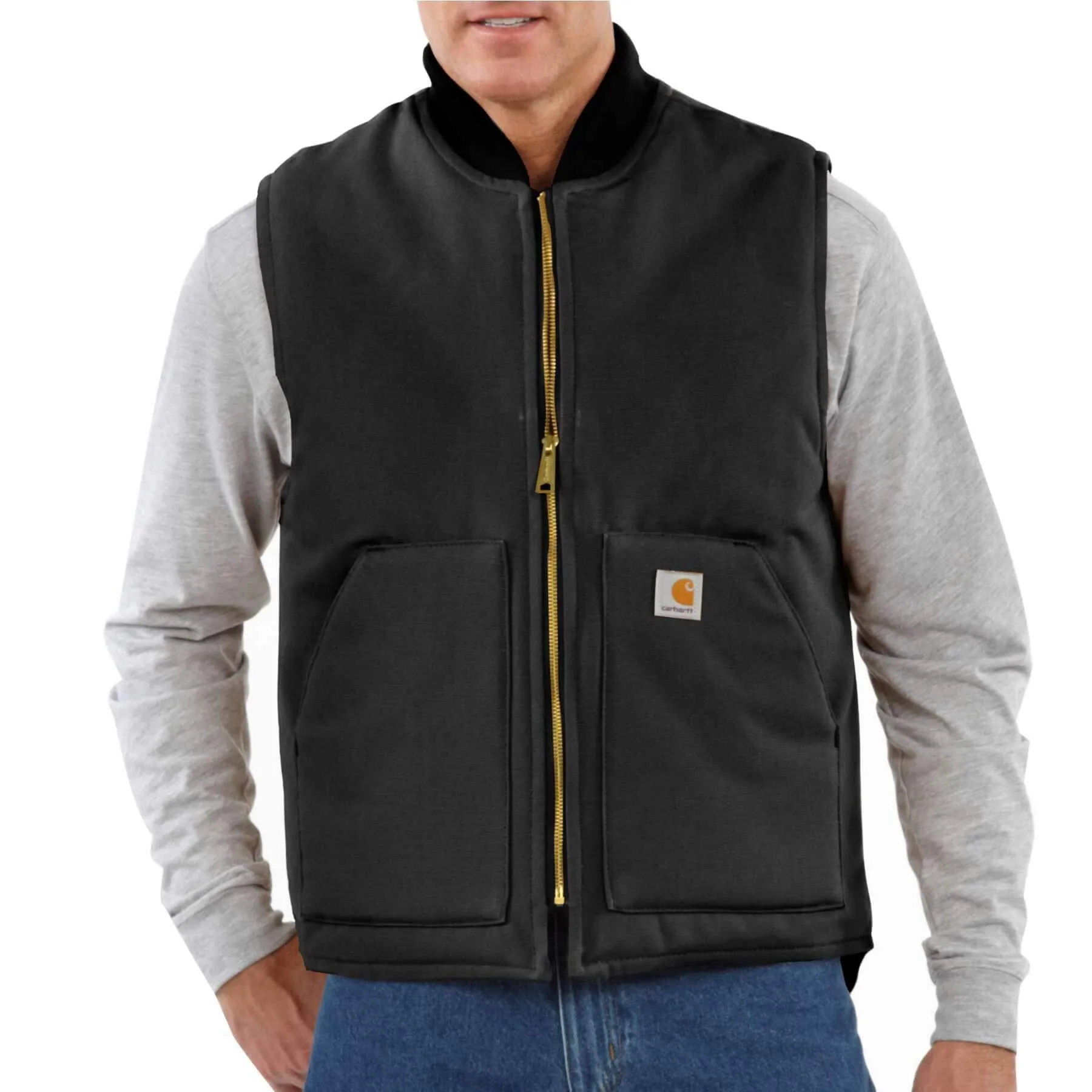 Carhartt V01 Insulated Relaxed Fit Rib Collar Gilet Vest 106676