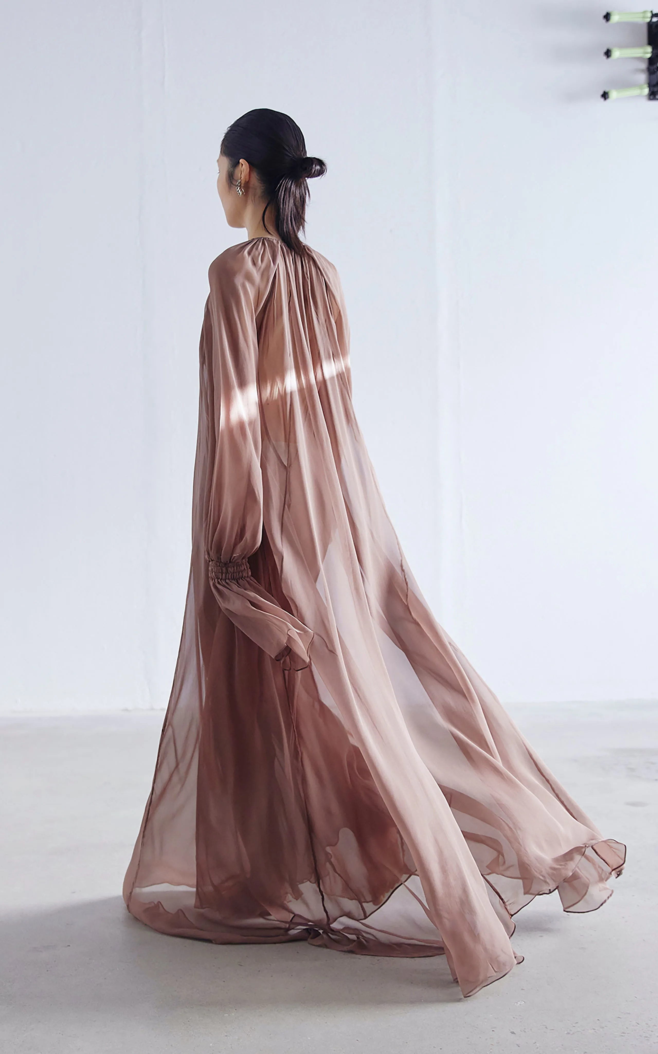 Circe Gathered Maxi Dress | Clay