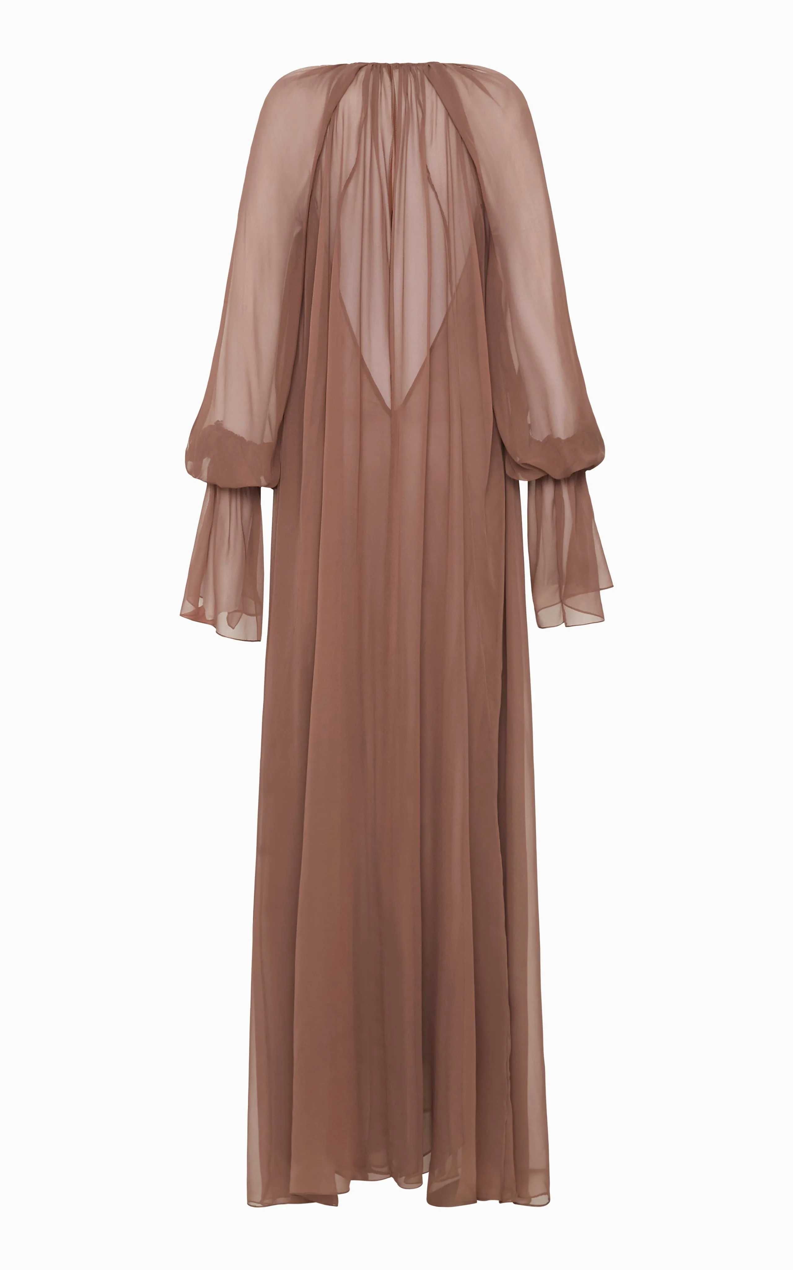 Circe Gathered Maxi Dress | Clay
