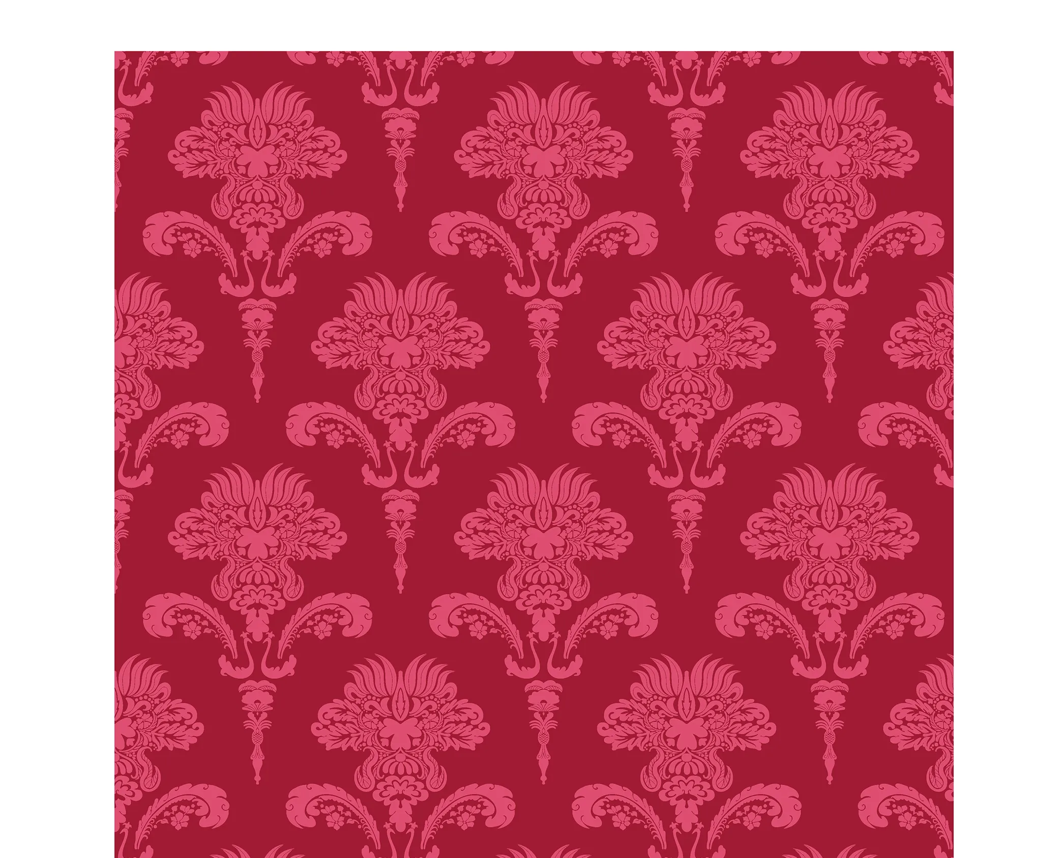 Crimson Damask Dress