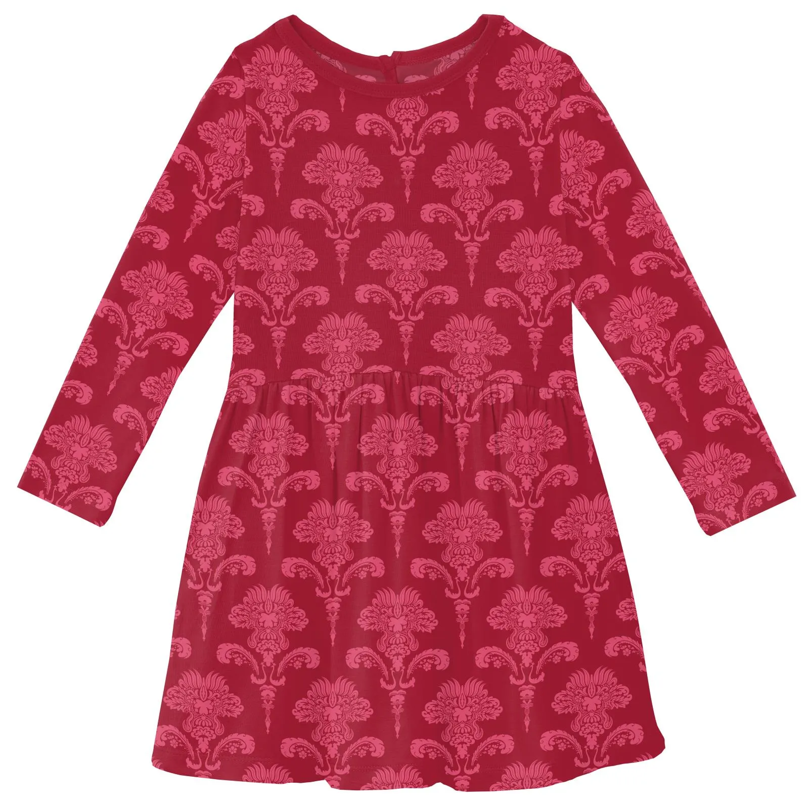 Crimson Damask Dress