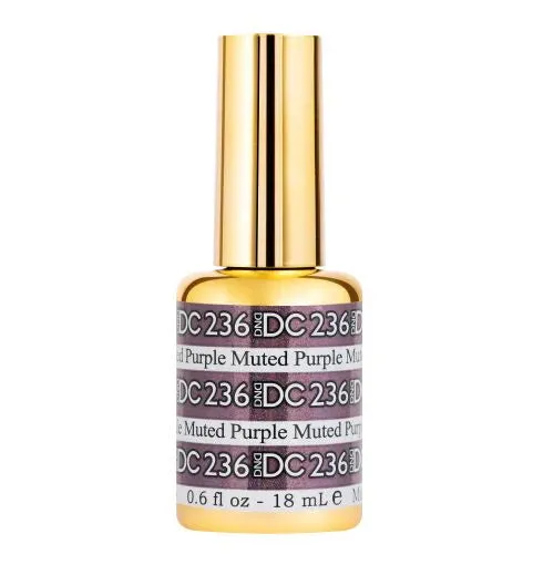 DND DC Gel Nail Polish - Muted Purple #236