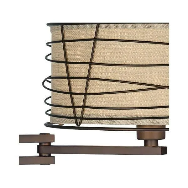 Franklin - Rustic Farmhouse Swing Arm Wall Lamp