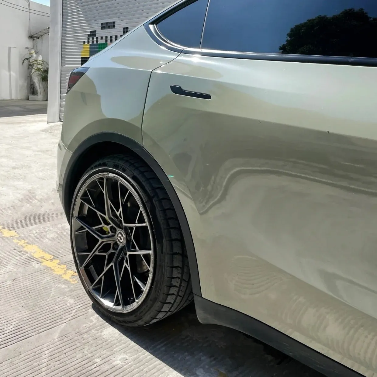 Gloss Khaki Green Vinyl Wrap