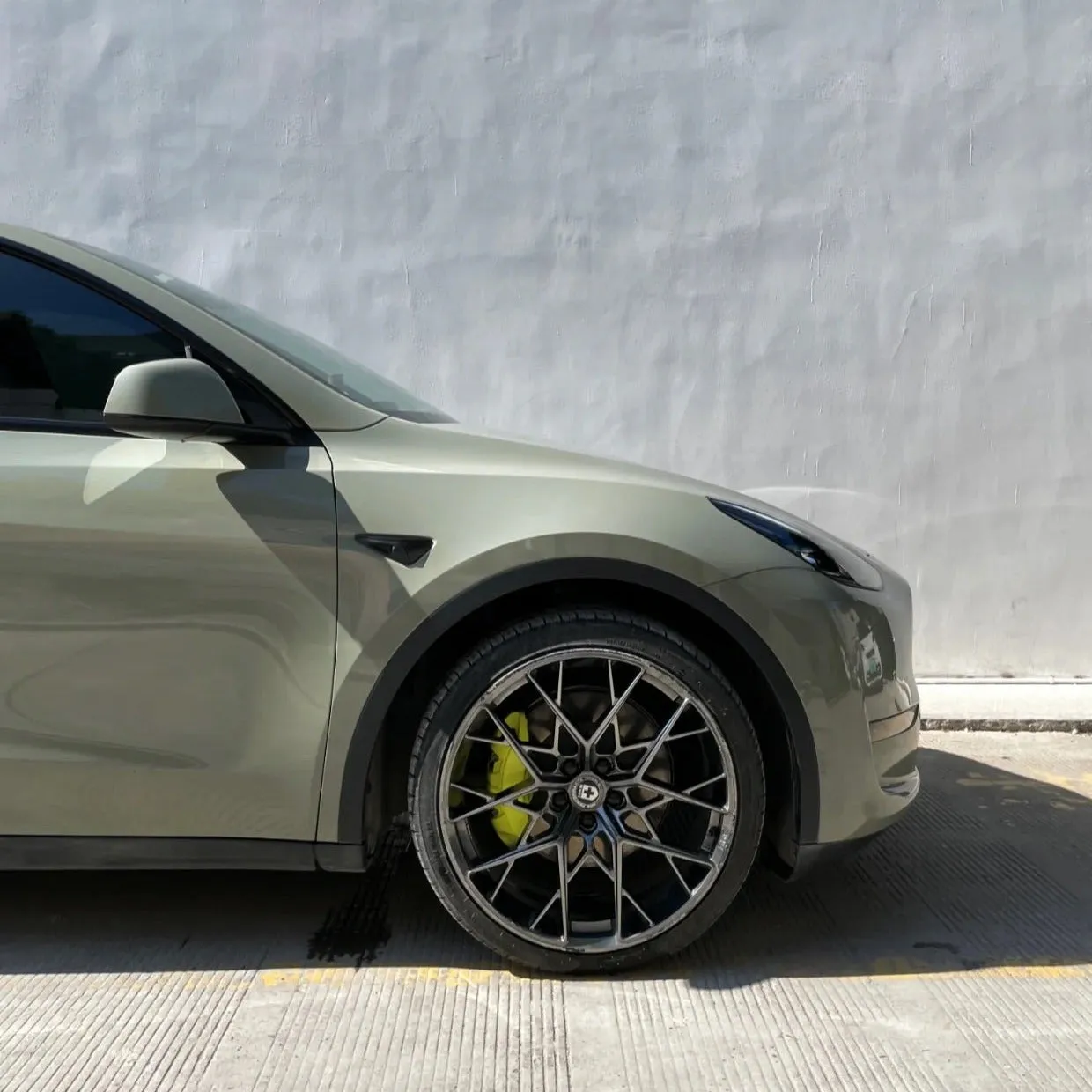 Gloss Khaki Green Vinyl Wrap