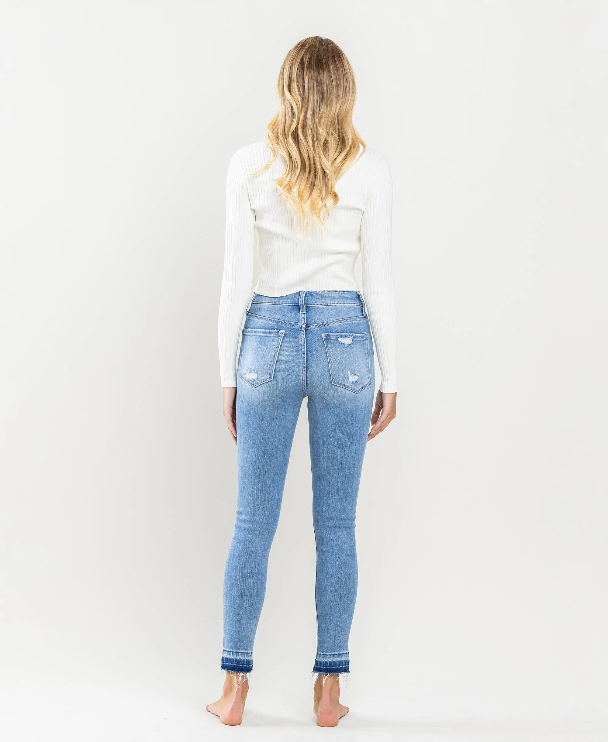 Haylie Cropped High Rise Skinny by Vervet
