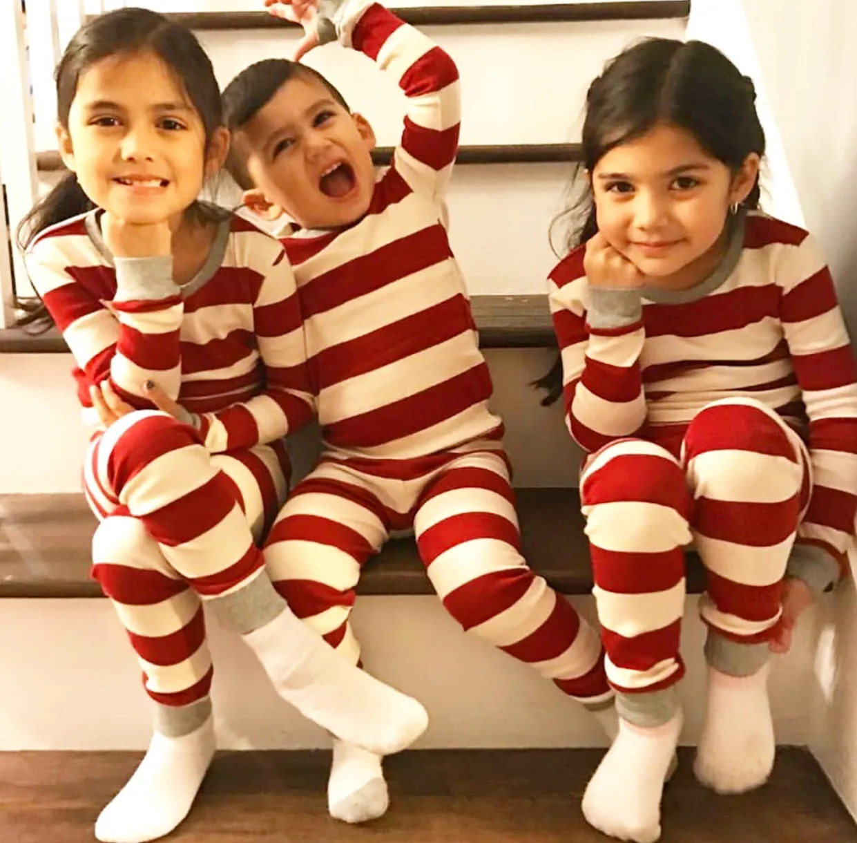 Holiday Stripe PJ's