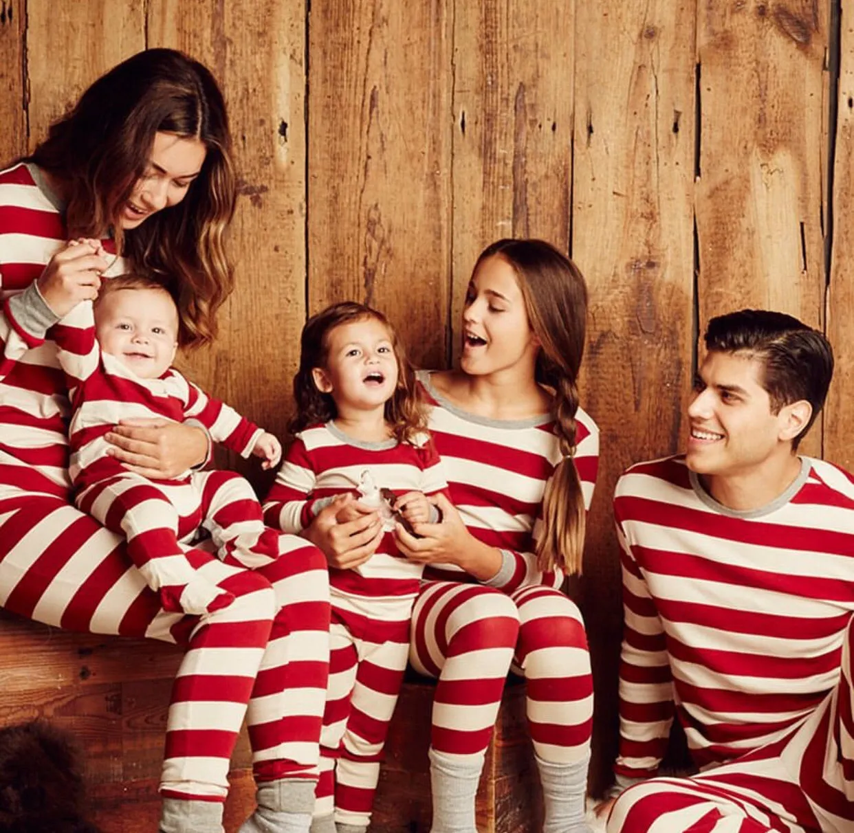 Holiday Stripe PJ's