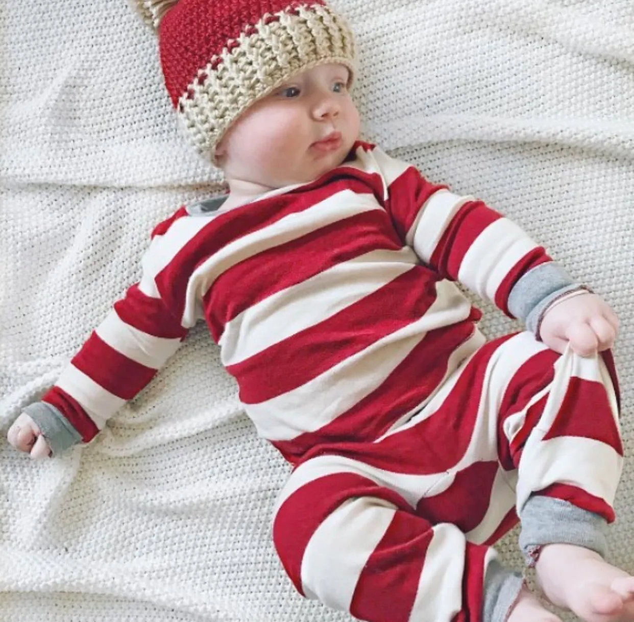 Holiday Stripe PJ's