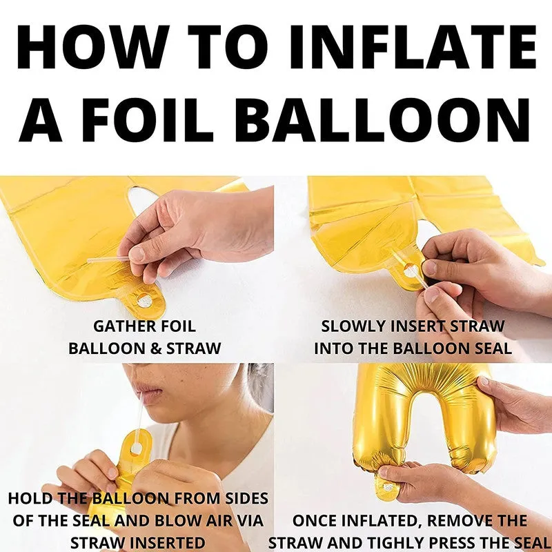 Holographic Iridescent Yellow Circle Foil Balloon 45cm Each