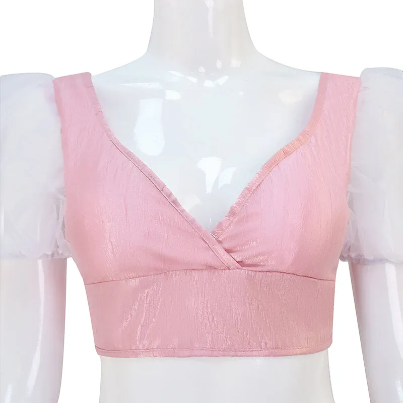 Melanie Martinez K 12 Suit K-12 Pink Bra Pants Uniform Halloween Outfits