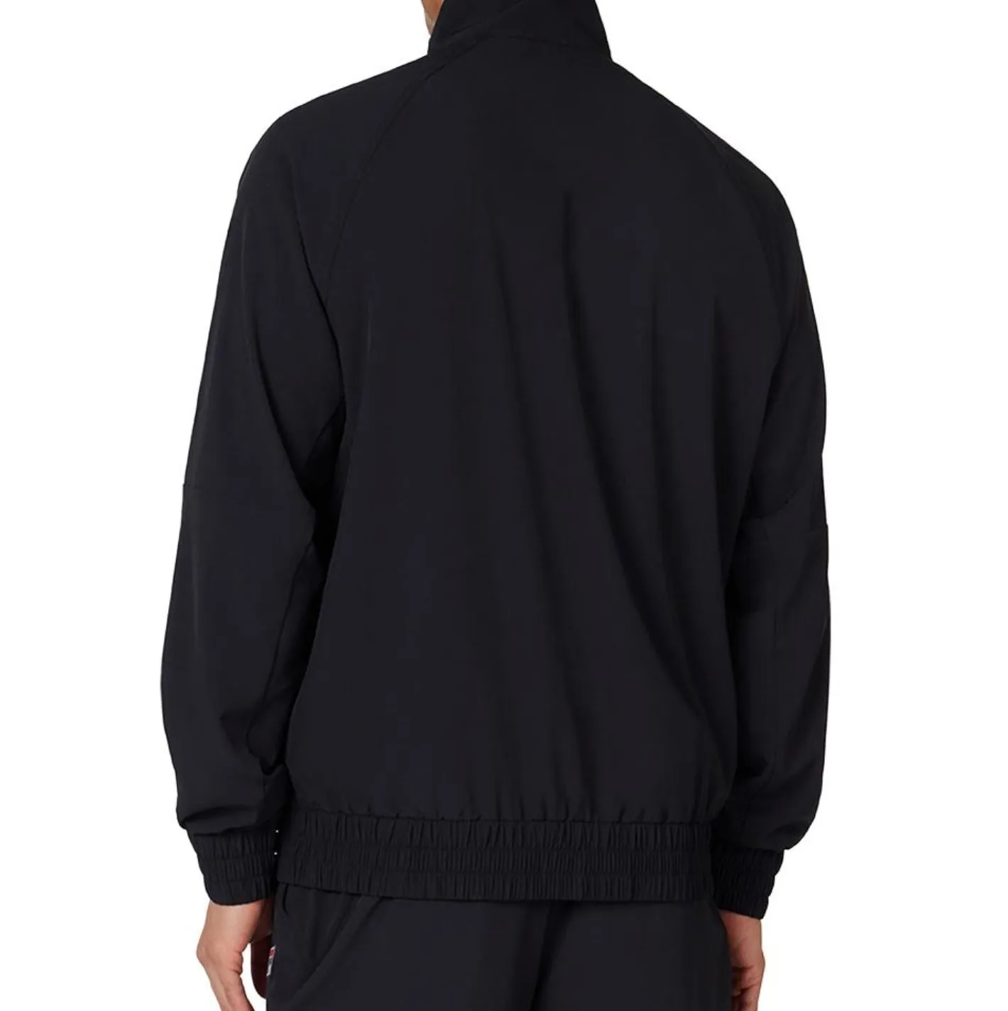Mens Fila Woven Court Track Jacket (Black)
