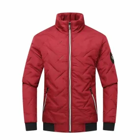 Men's quilted transition jacket - Lightweight, Warm, With zip