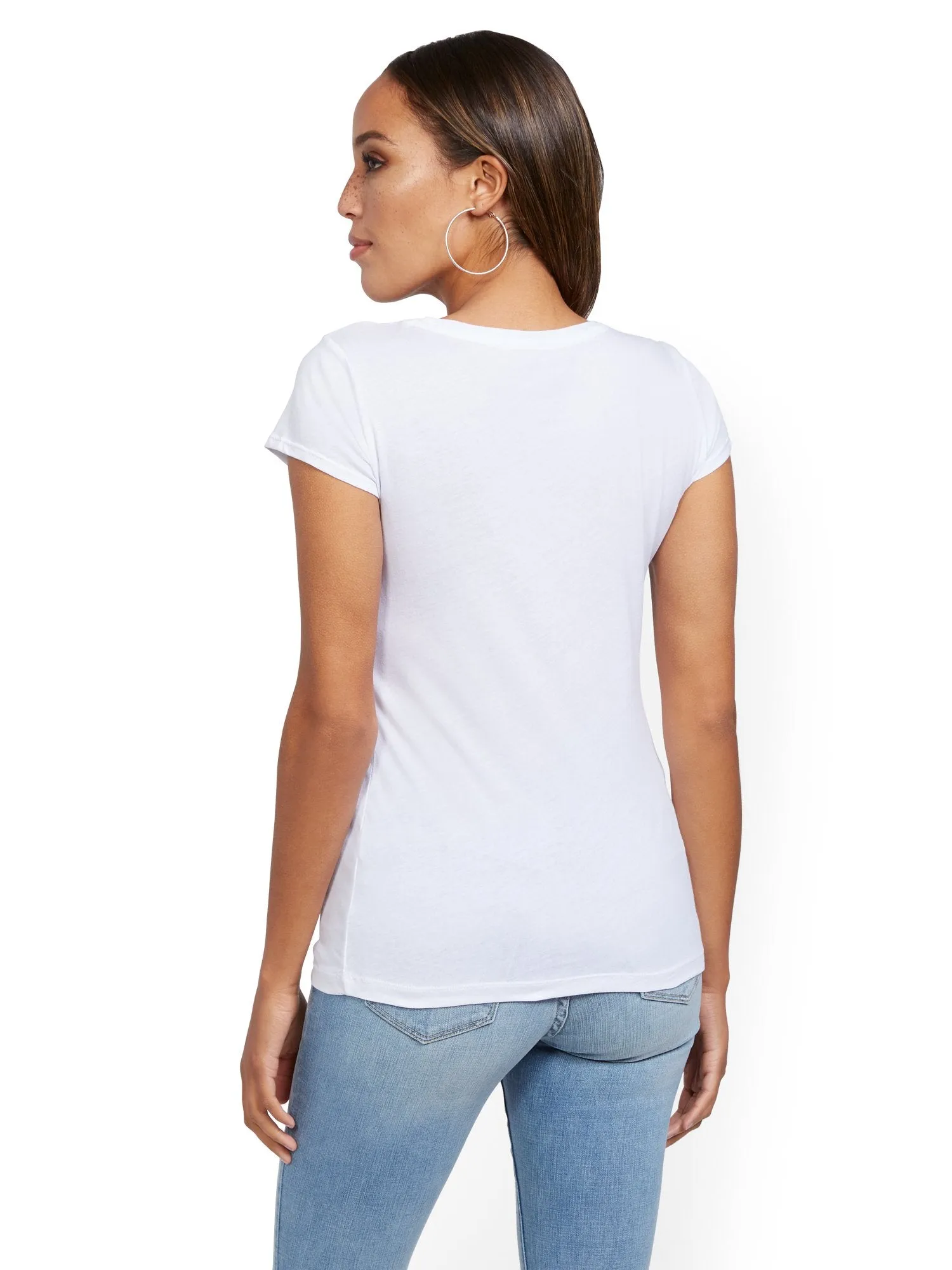 Metallic-Foil 'Better with Rosé' Tee