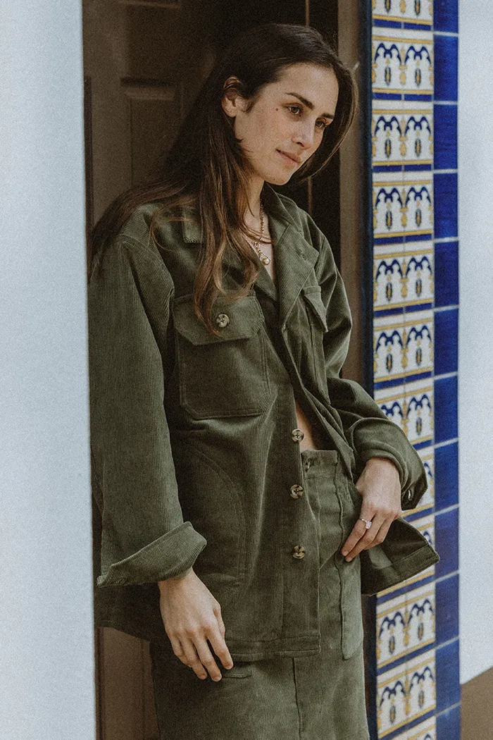Mossy Utility Patched-Up Jacket