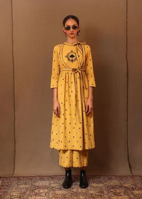Mustard Club Emb Rakha Tunic