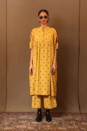 Mustard Spade EMB Acra Tunic
