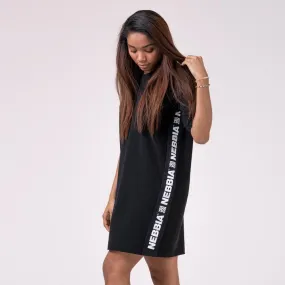 Nebbia Playful Restday Oversized Dress 522 - Black