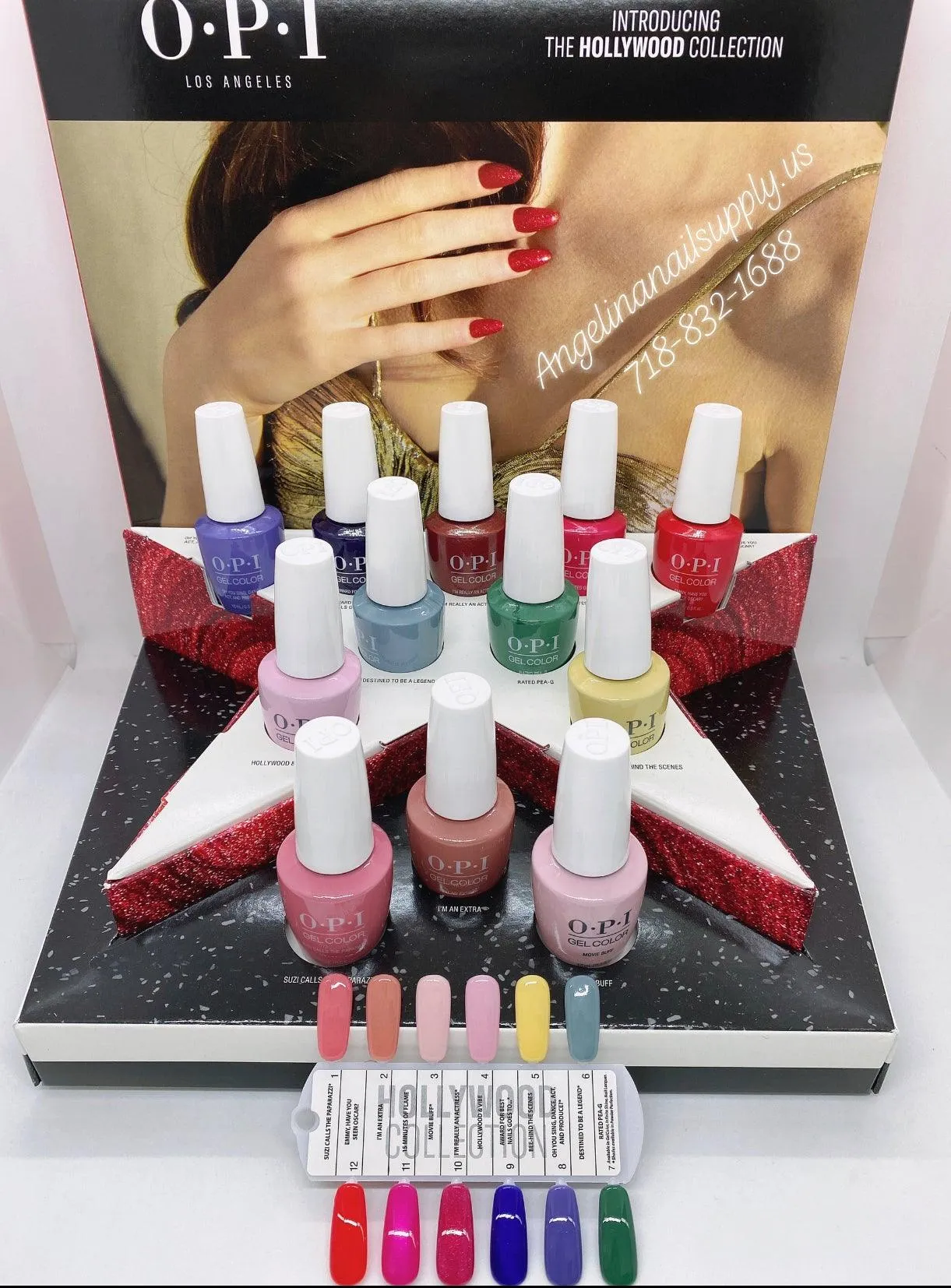 OPI Gel - Hollywood Collection 12 Colors