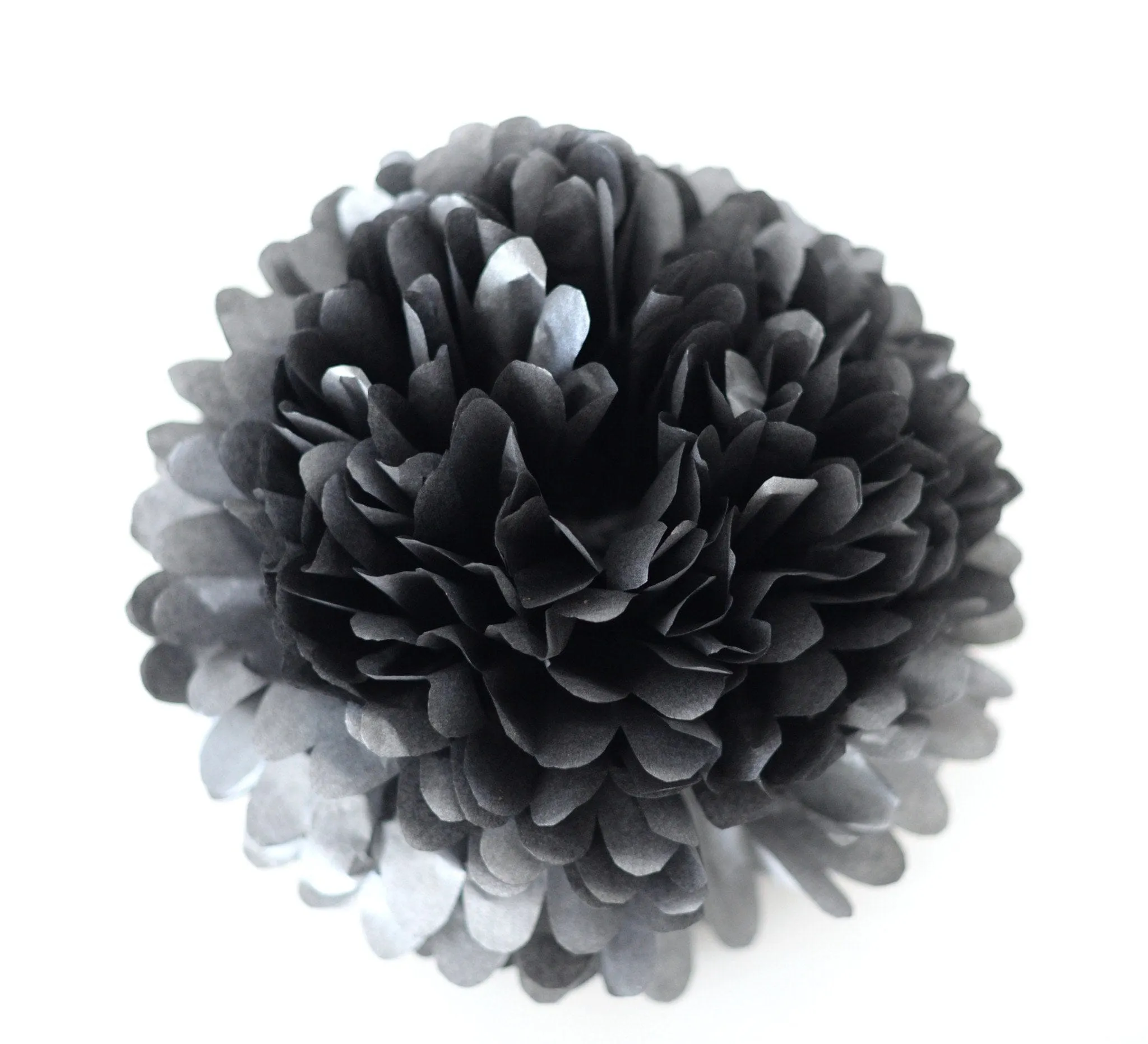 Pearlesence Antique silver paper pom poms