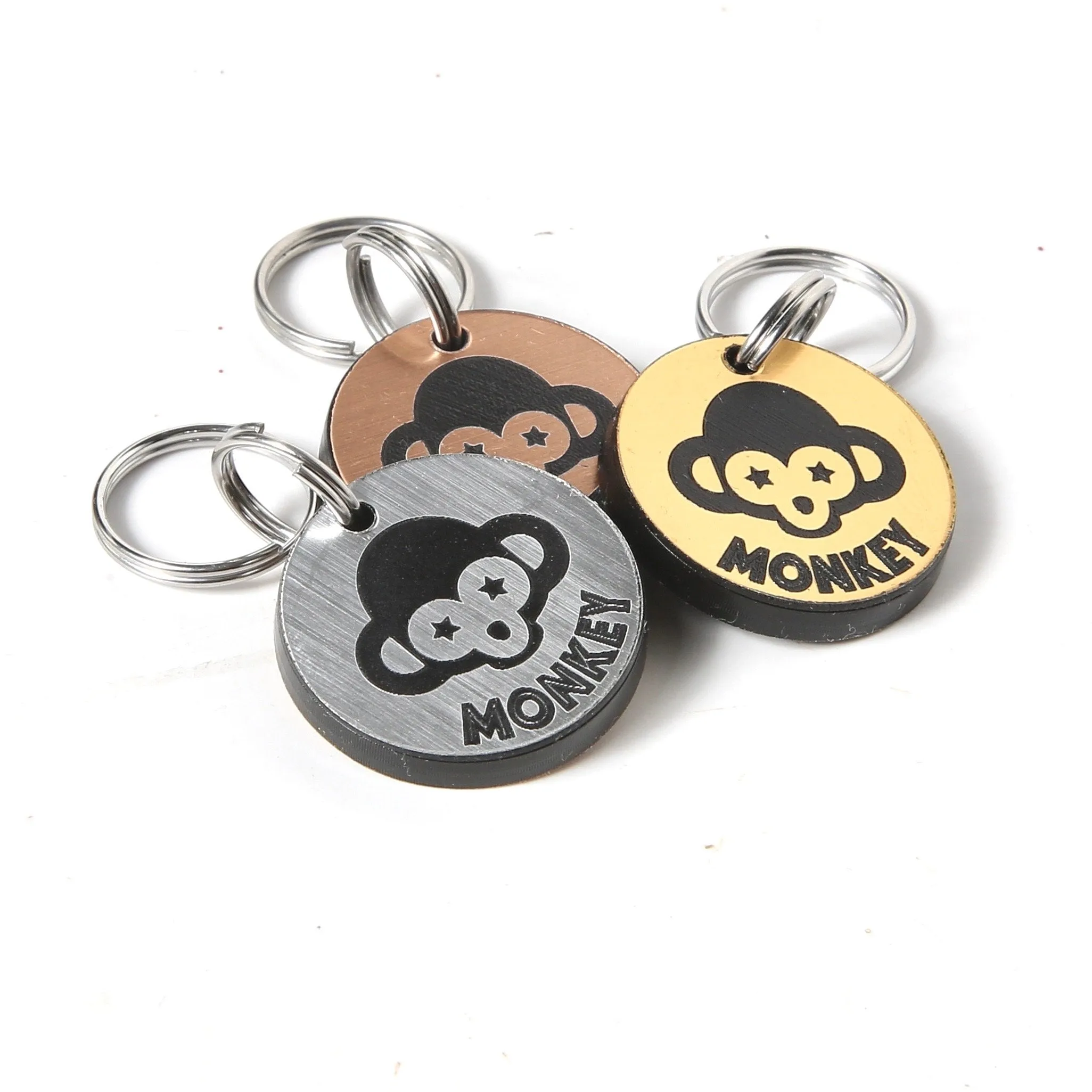 Personalized Monkey Pet Tag - Monkey Dog Tag - Simba Cat Tag - Monkey Pet Tag