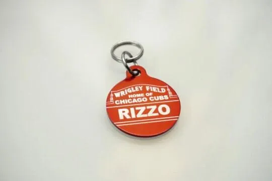 Personalized Wrigley Field Pet Tag, Cubs Pet Tag, Cubs Cat Tag, Cubs Dog Tag