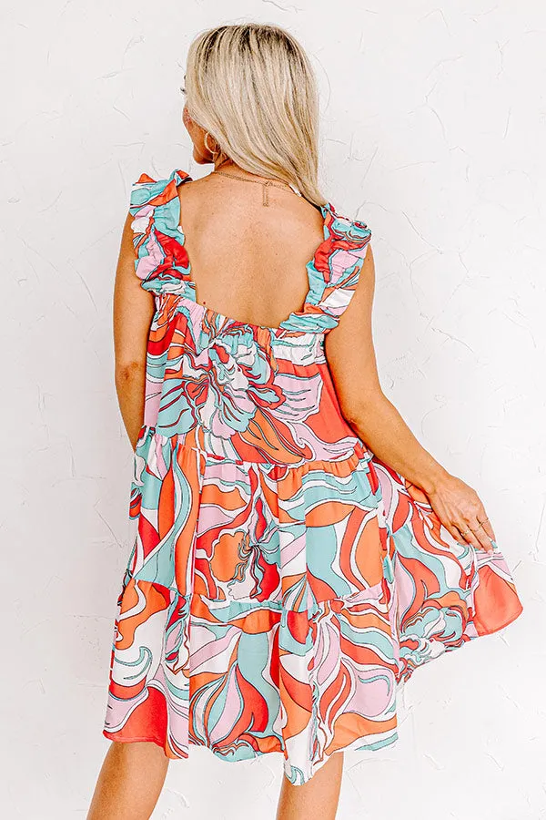 Popular Retreat Mini Dress in Scarlet