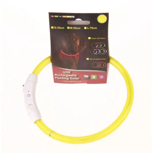 Premium Series - Multi LED Rechargeable Safety Pet Collars Version 2