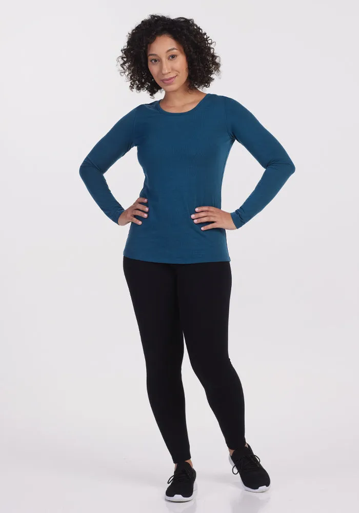 Remi Long Sleeve T-Shirt - Real Teal
