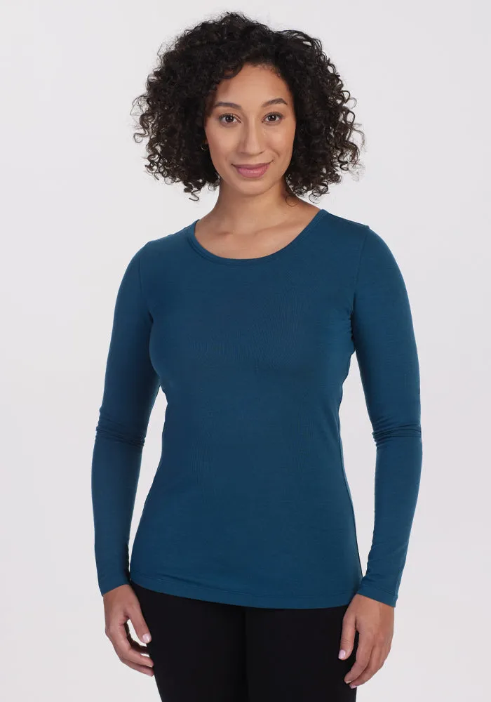 Remi Long Sleeve T-Shirt - Real Teal