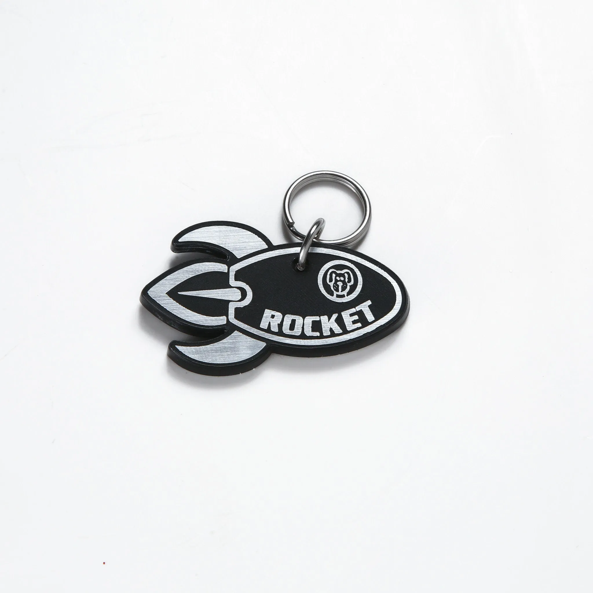 Rocket dog tag, space custom two sides tag, identity dog space, Dog Collar, Star Space theme, rocket pet id tag, laika, sputnik, pluton