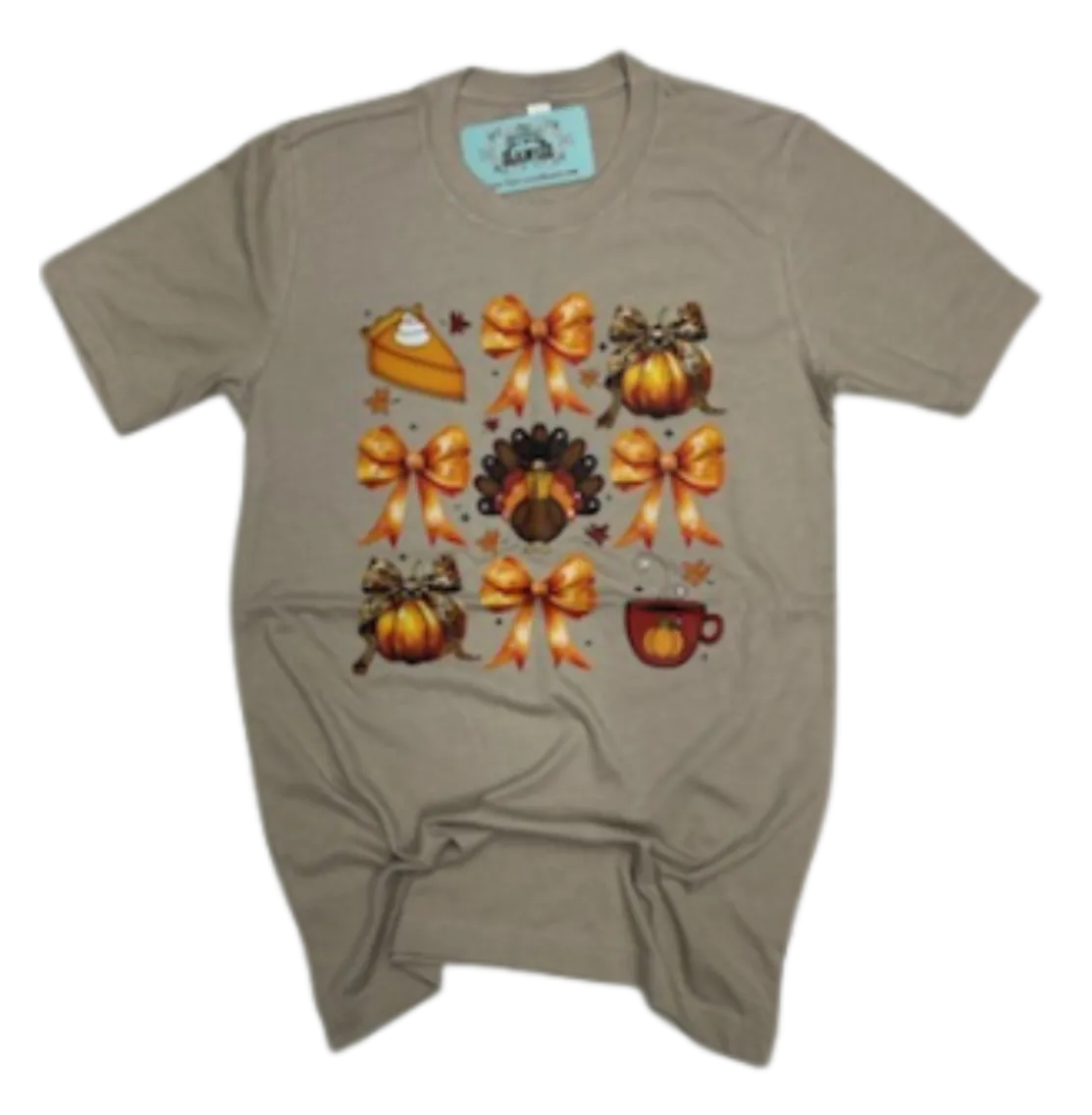 Thanksgiving Coquette Tee HTV082