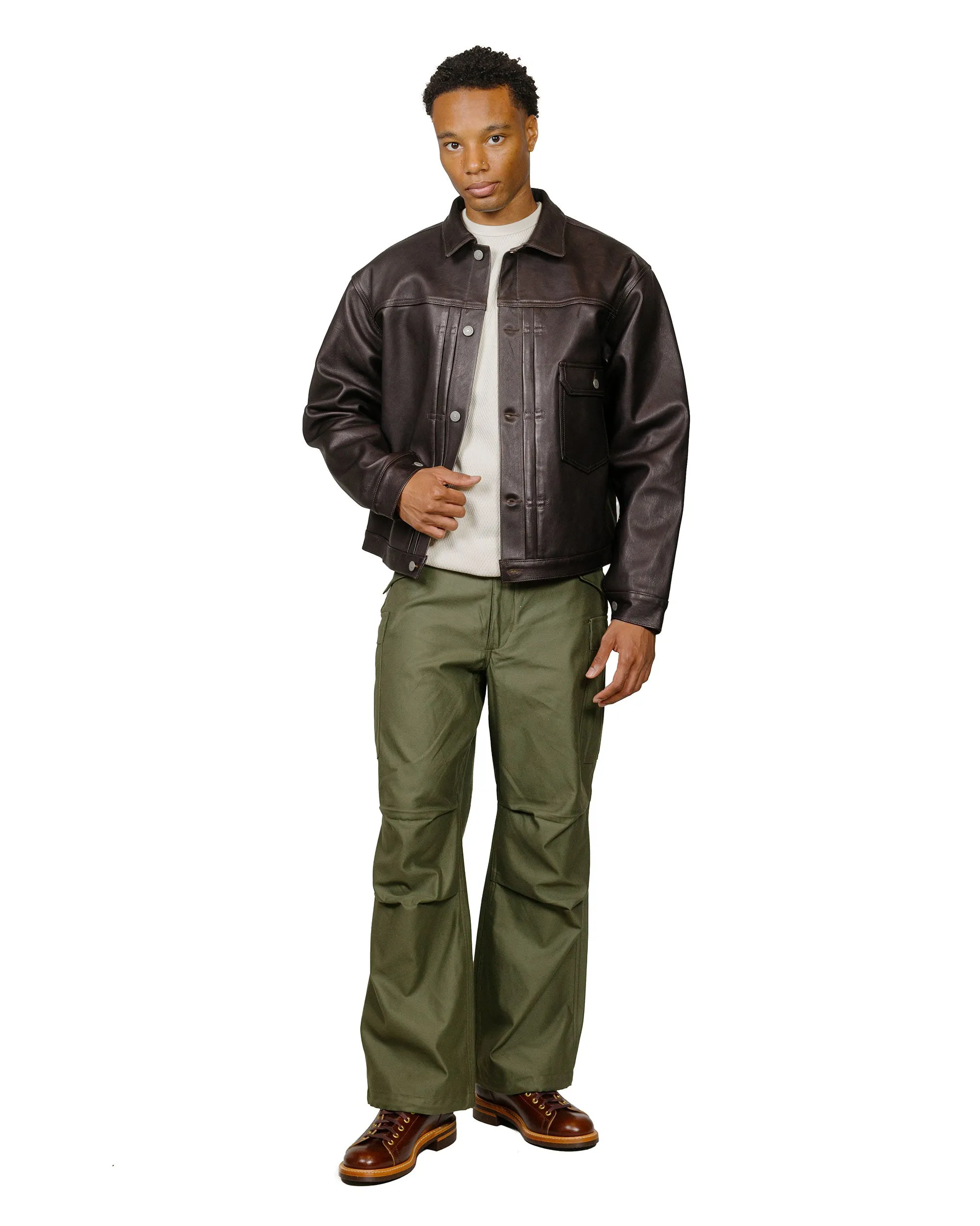 The Real McCoy's MC22109 U.S. Army Military Thermal Shirt Milk
