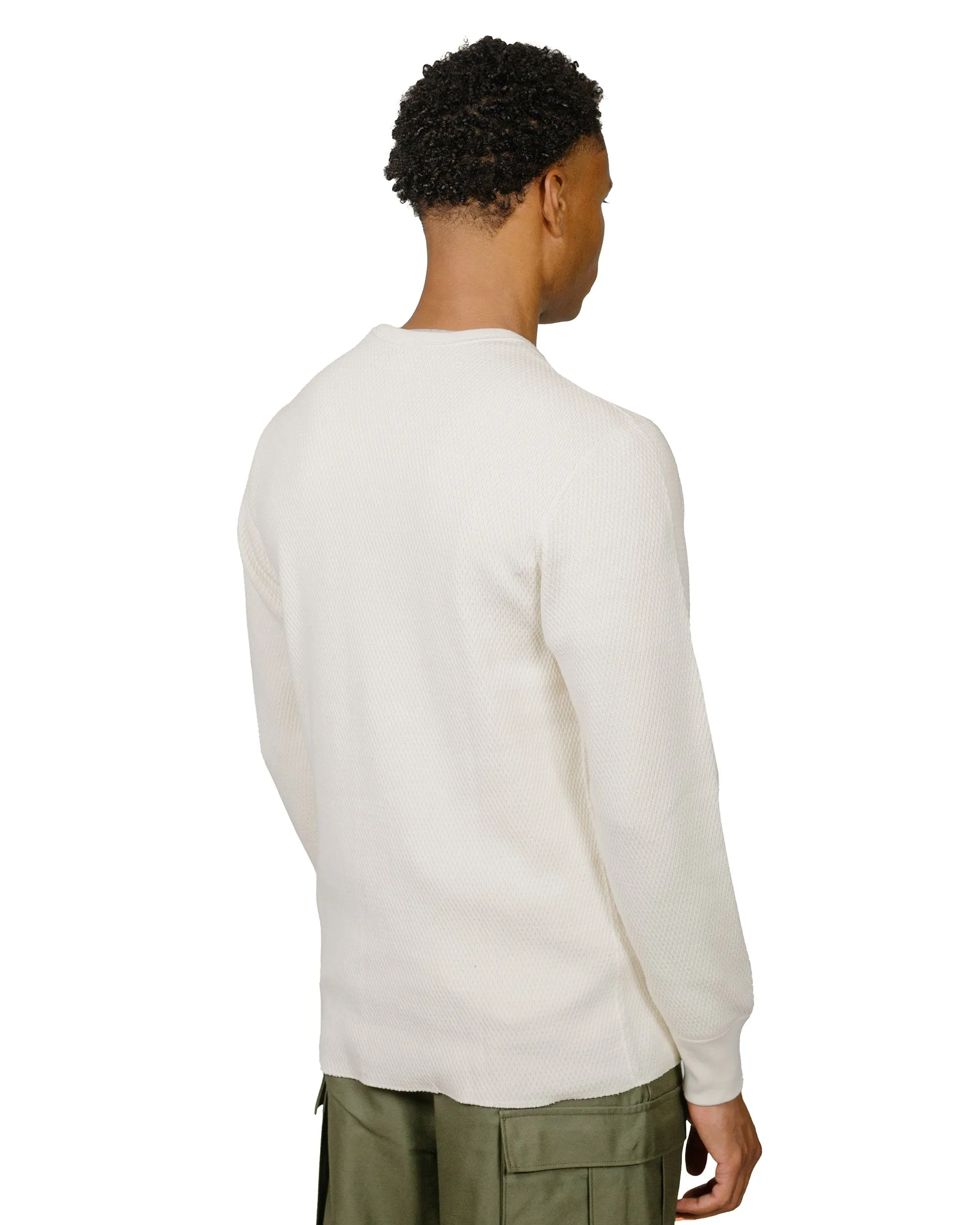 The Real McCoy's MC22109 U.S. Army Military Thermal Shirt Milk