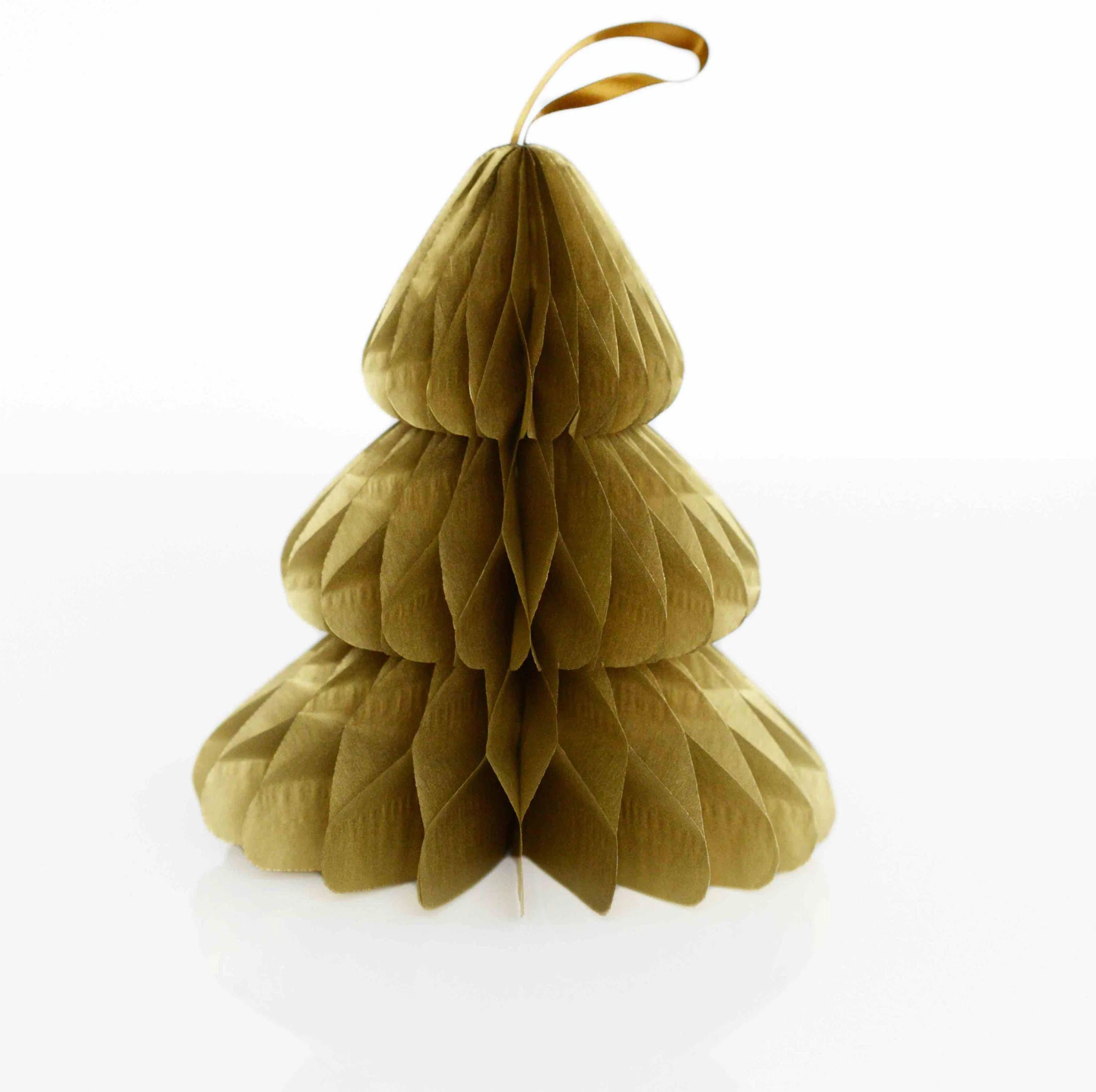 Tissue paper Christmas tree set | Paper honeycomb set | Christmas decorations | Holiday decor