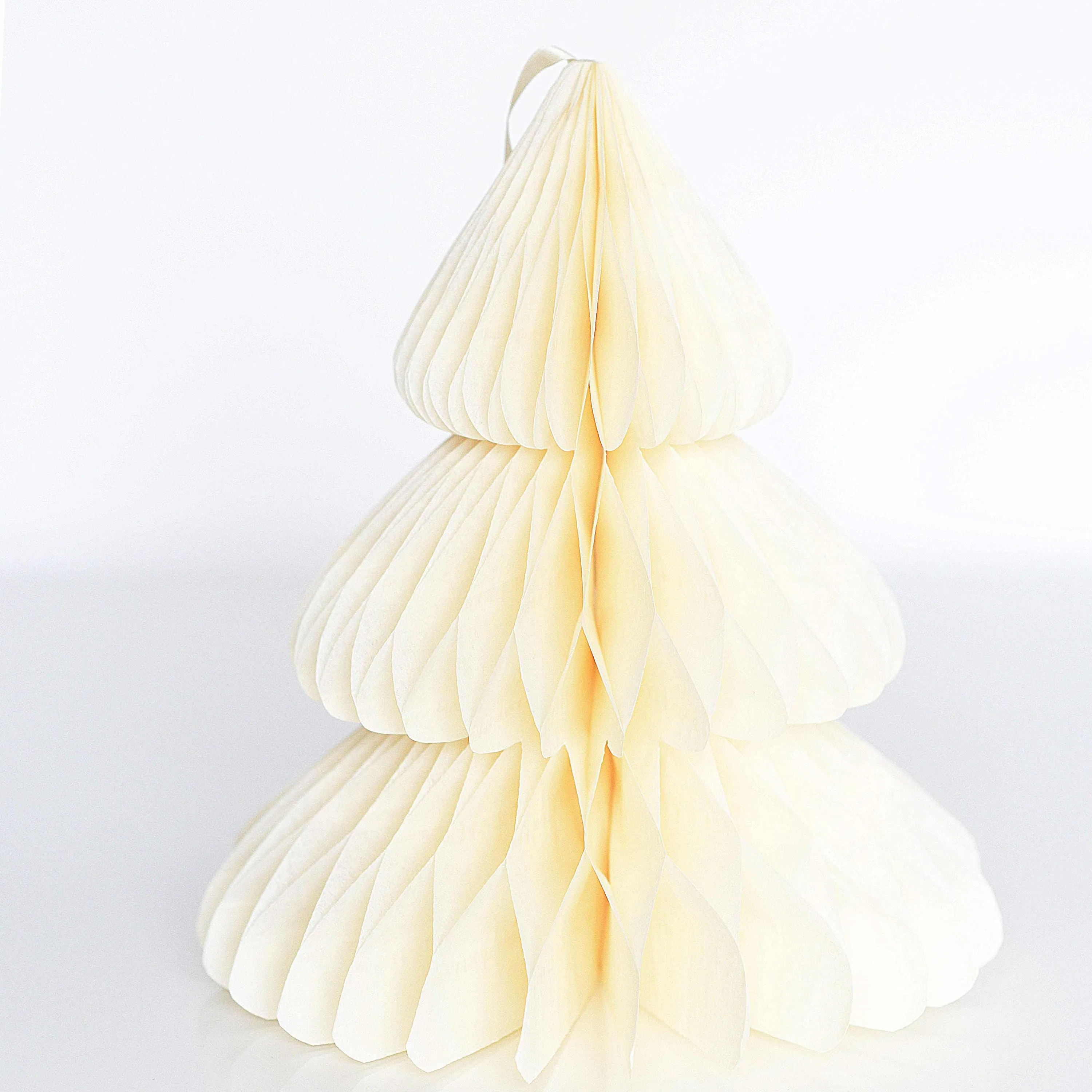 Tissue paper Christmas tree set | Paper honeycomb set | Christmas decorations | Holiday decor