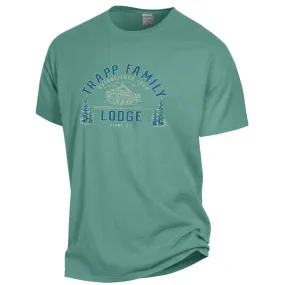 Trapp Family Lodge Adult logo Green Short Sleeve Tee