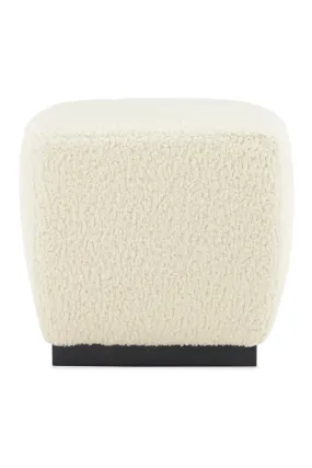 White Square Ottoman | Caracole Marshmallow
