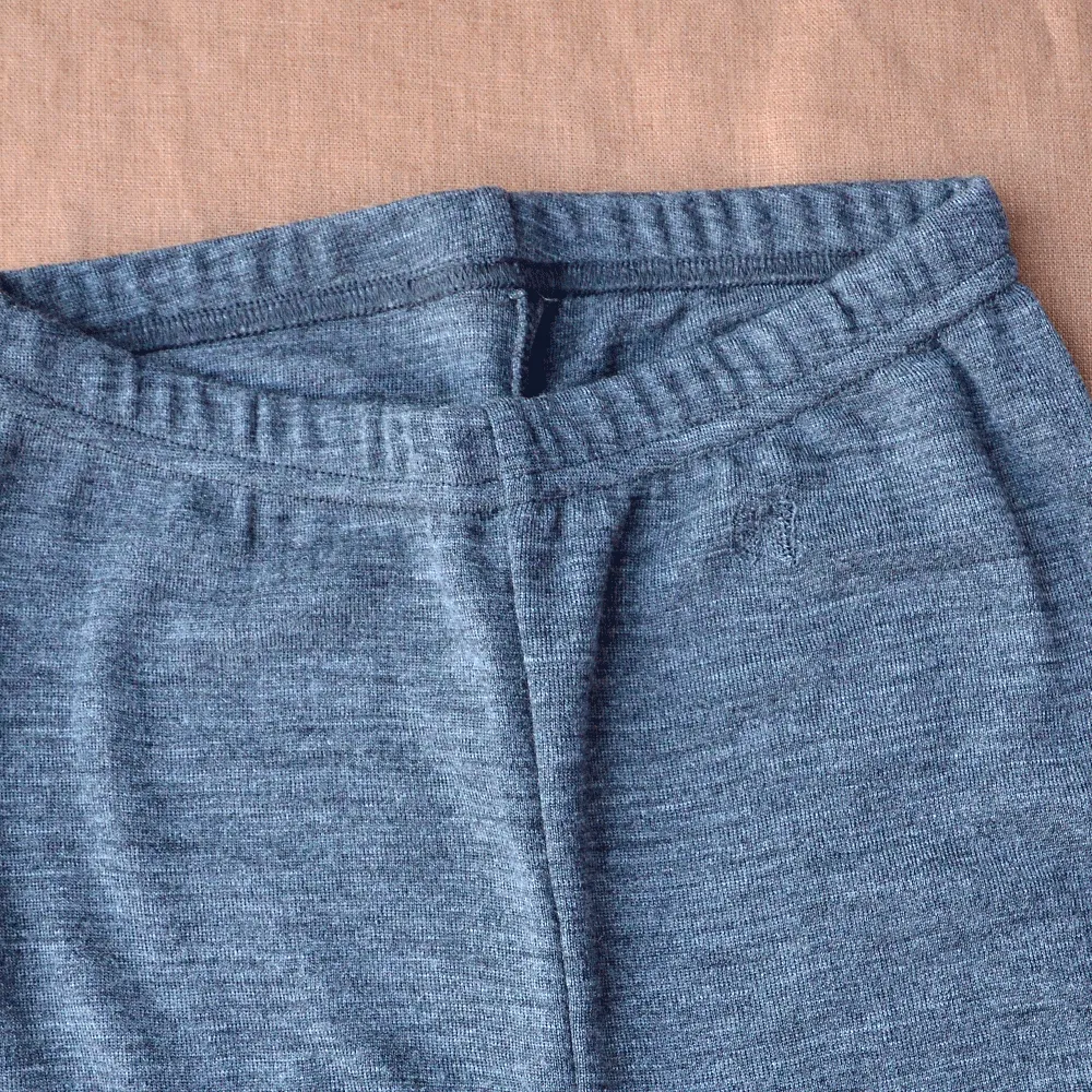 Women's 100% Organic Merino Wool Leggings- Slate (34/36) *SECONDS/YOU MEND IT!