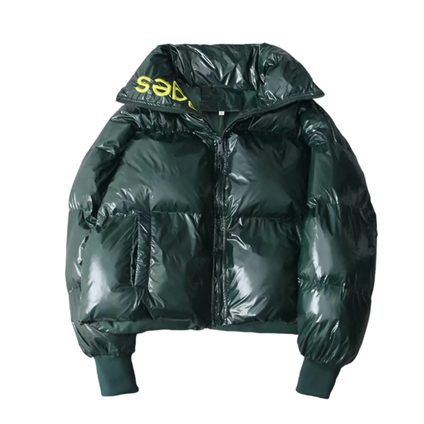 Women's Short Glossy Padded Down Jacket