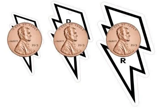 Zeus Lightning Bolt Personalized Pet Tag
