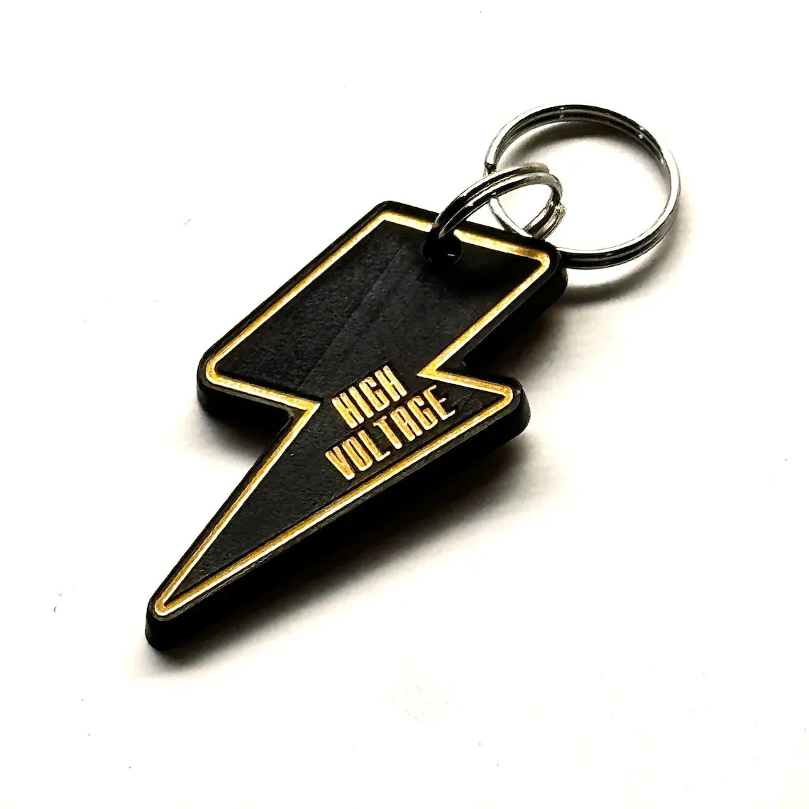 Zeus Lightning Bolt Personalized Pet Tag